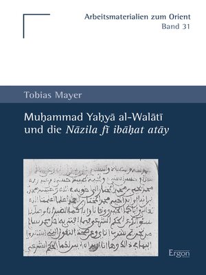 cover image of Muhammad Yahya al-Walati und die Nazila fi ibahat atay